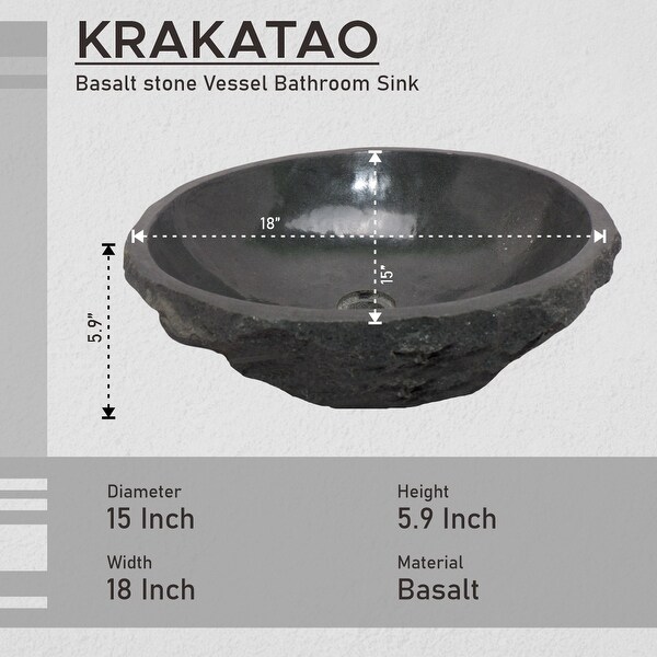 El Croquis177/178LACATON&VASSALラカトン＆ヴァッサ KRAKATAO Uniques Natural Basalt Stone Vessel Bathroom Sink - Bed