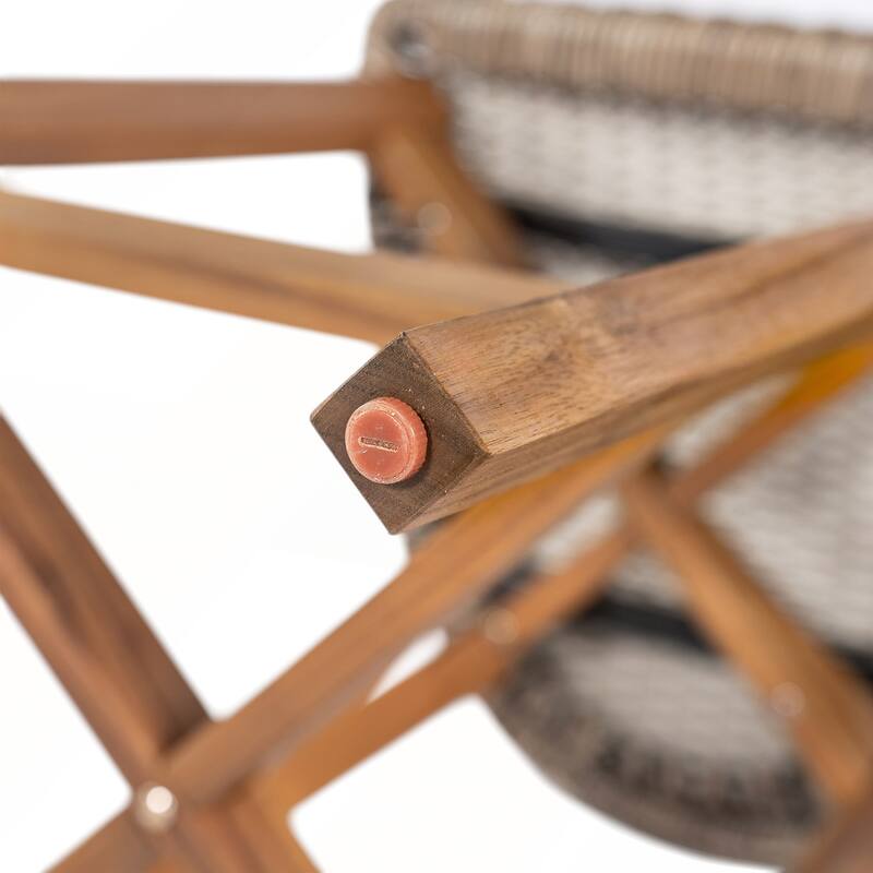 Outdoor Bar Stool with Wicker Set of 2