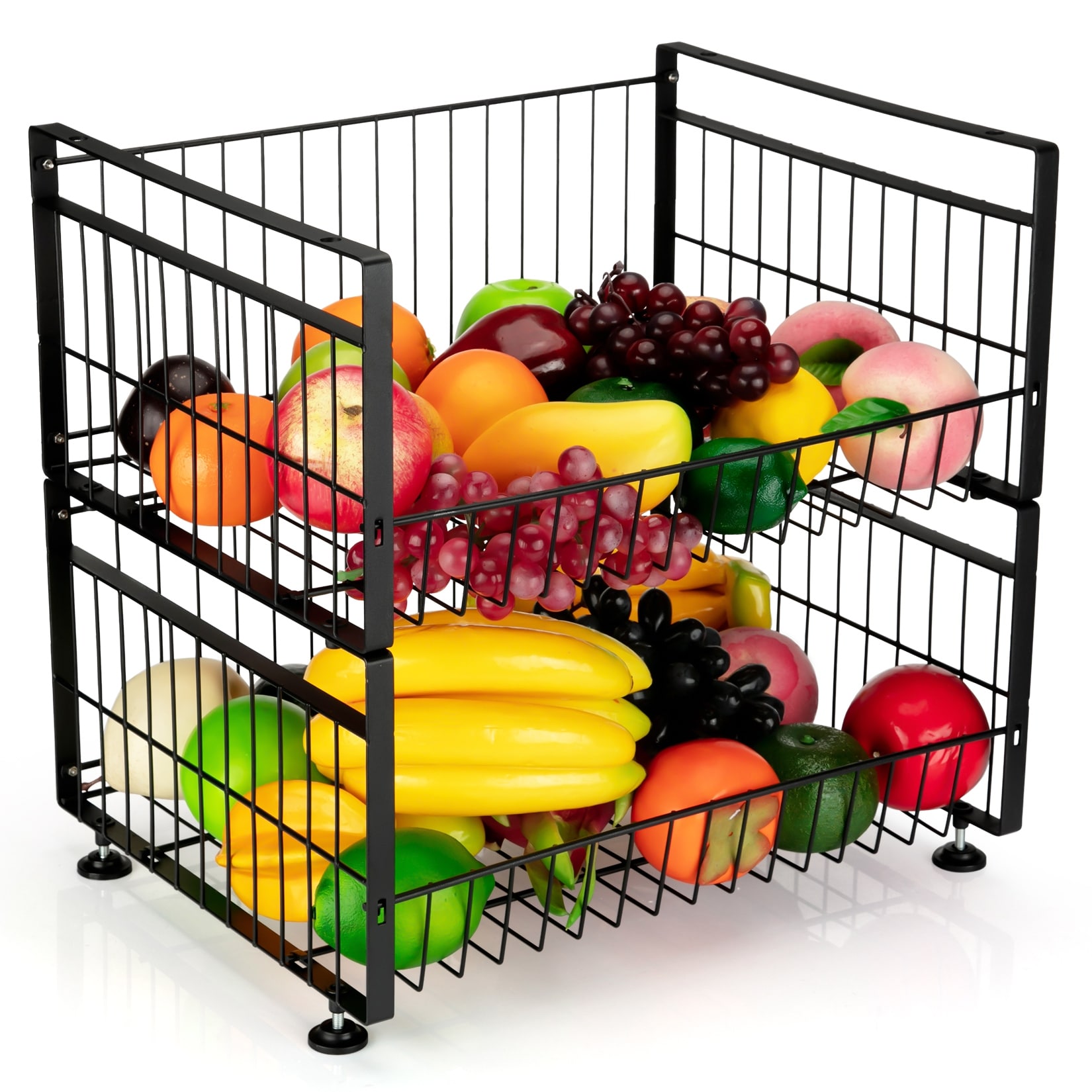 Fruit Basket with 4 Removable Banana Hangers