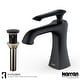 preview thumbnail 27 of 32, Karran Woodburn Single Hole Single Handle Bathroom Faucet with Matching Pop-Up Drain Matte Black