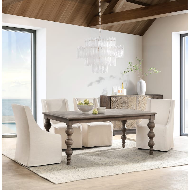 Bordeaux 72" Solid Pine Dining Table - 72Wx38Dx30H