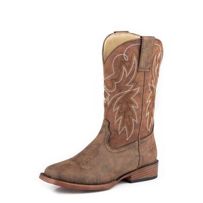 Roper Western Boots Boys Heritage 10" Brown 09-119-1900-3367 BR