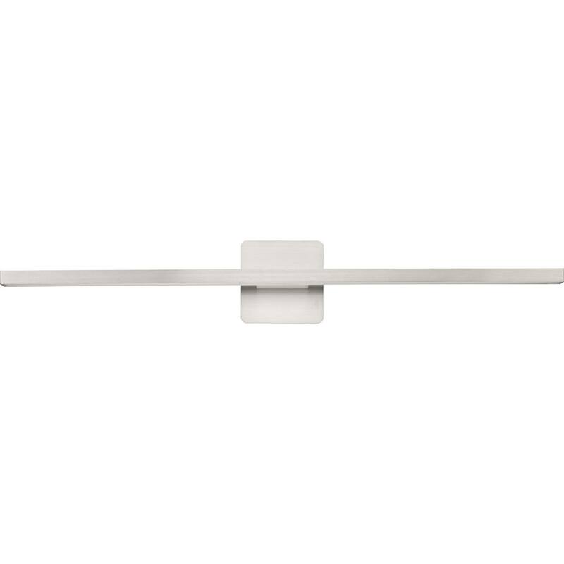 Phase 5 Collection 32 in. Brushed Nickel Slim Modern 3CCT Integrated LED Linear Vanity Light - 32 in x 3.78 in x 4.84 in - 32 in x 3.78 in x 4.84 in