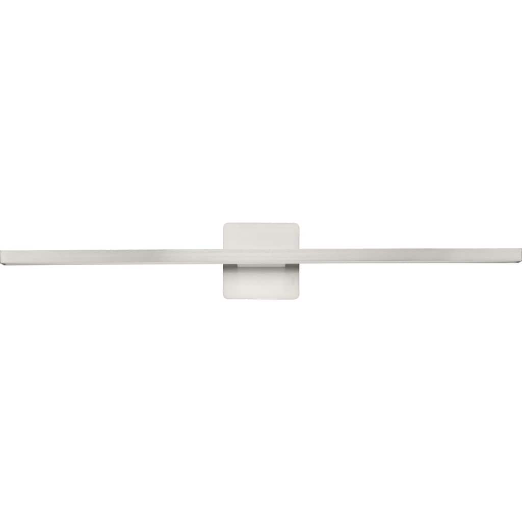 Phase 5 Collection 32 in. Brushed Nickel Slim Modern 3CCT Integrated LED Linear Vanity Light - 32 in x 3.78 in x 4.84 in