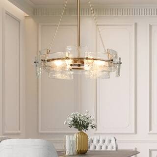 Snapshot of Textured Glass Pendant Lights For Apartment Dining Rooms With Metal Shades