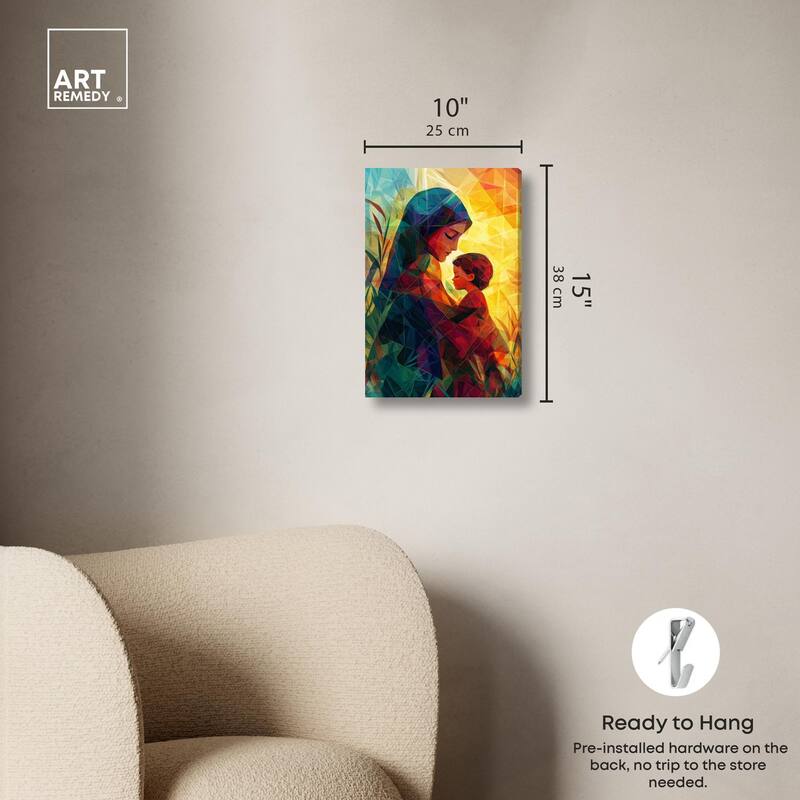 Facet of Feeling Canvas by Art Remedy, Gallery Wrapped