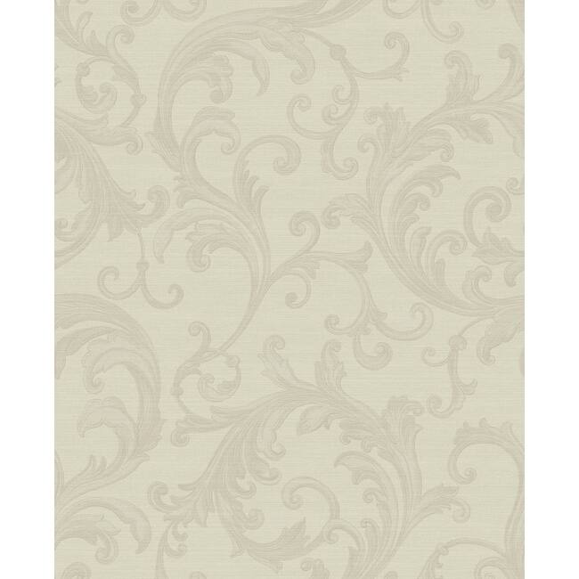 Sirpi Noemi Cream Acanthus Wallpaper - 20.5 x 396 x 0.025