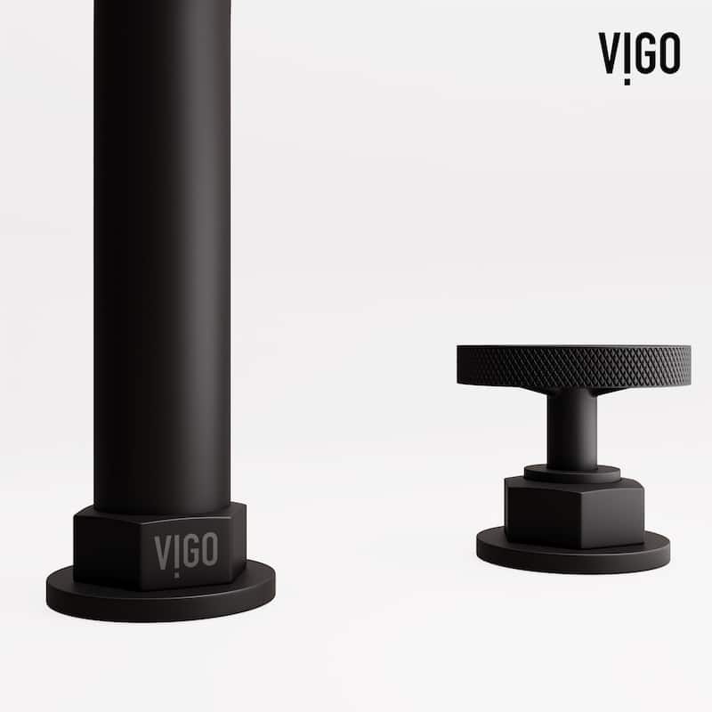 VIGO Hart 7" H 2-Handle Widespread Bathroom Faucet