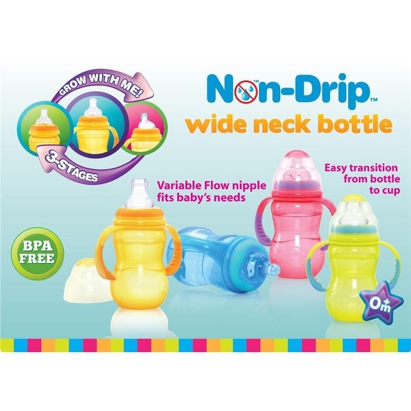 Nuby 3 Stage 11-oz Bottle