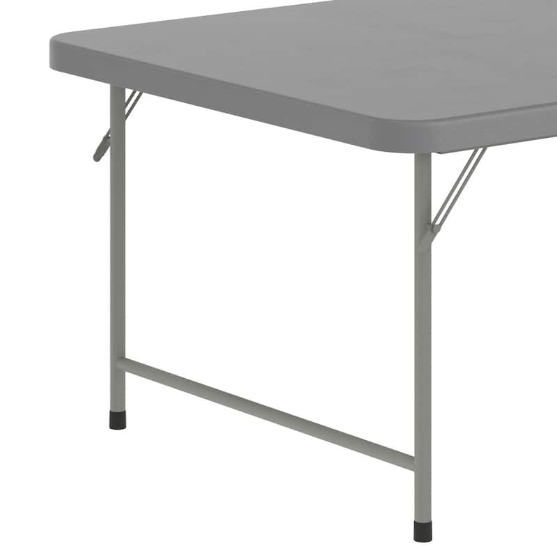 4.93-Foot Kid's Plastic Folding Activity Table - Play Table - 59.25"D x 29"W x 19"H