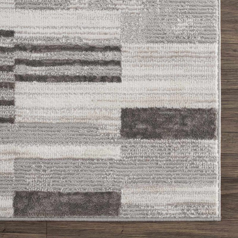 Hauteloom Bronka Living Room, Bedroom Area Rug - Gray - 5'3" x 7'