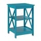 preview thumbnail 50 of 67, Convenience Concepts Oxford End Table with Shelves