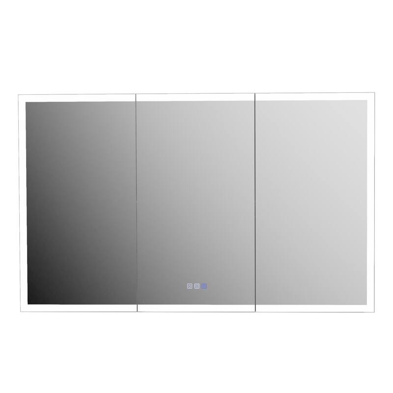 Modland 36"-48"W x 30"H LED Bathroom Medicine Cabinet Dimmable Anti-Fog,Recessed or Surface Mount