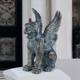 Design Toscano Caesar's Griffin Winged Lion Statue