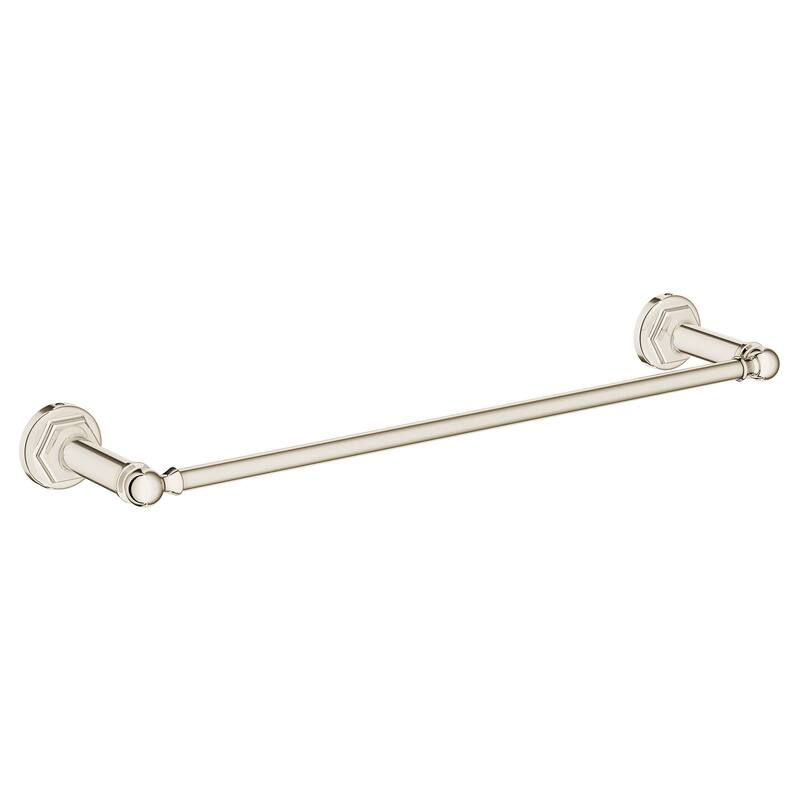 DXV D35155180 Oak Hill 18" Towel bar - Platinum Nickel