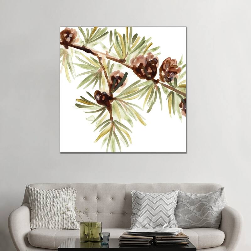 iCanvas "Simple Pine Cone III" by June Erica Vess Canvas Print