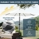 preview thumbnail 130 of 142, Holme 9-foot Steel Market Patio Umbrella with Tilt-and-Crank