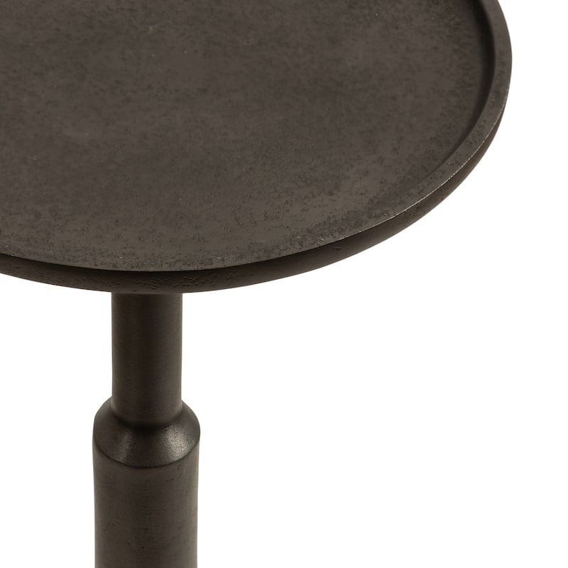 Kate and Laurel Truxton Pedestal Metal Table
