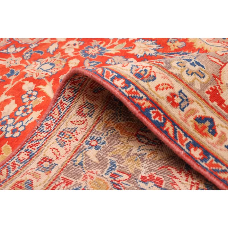 ECARPETGALLERY Hand-knotted Antalya Vintage Red Wool Rug - 7'9 x 11'10