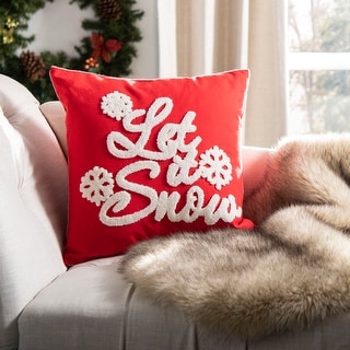 Lydia Christmas Holiday Oversized Pillow with Insert - Bed Bath & Beyond -  32385123