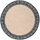 preview thumbnail 112 of 141, SAFAVIEH Handmade Total Performance Jamilah Oriental Trellis Rug 6' Round - Navy - Round