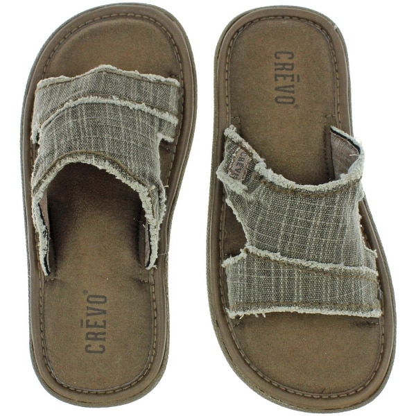 mens slides with memory foam
