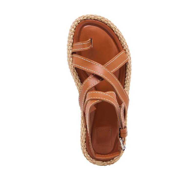 Dolce Vita Roxie Leather Platform Sandal