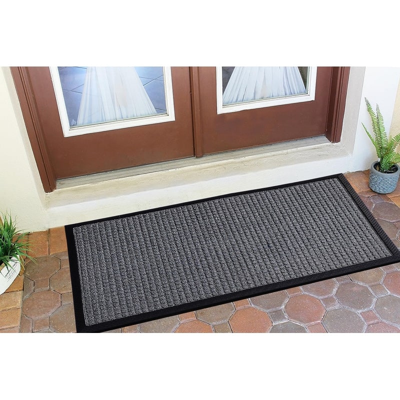 A1HC New Durable and Versatile Polypropylene Rubber Door Mat All Weather Inside Outside Door Mat