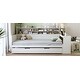 preview thumbnail 53 of 54, Roomfitters Wooden Twin/Full Size Daybed with Storage Shelves, Multi-functional Bed with Twin Size Trundle Bed and Study Desk
