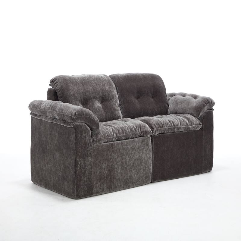 Modular Convertible Cushioned Sleeper Sofa Set