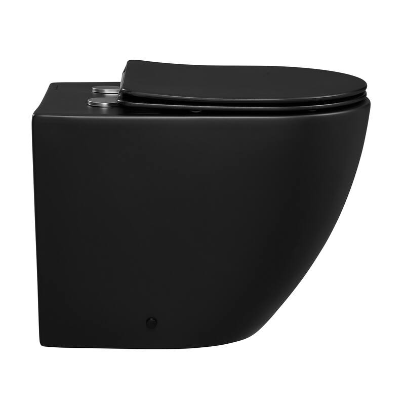Angers Back-To-Wall Elongated Toilet Bowl - 22.25" x 14.35" 16.15"