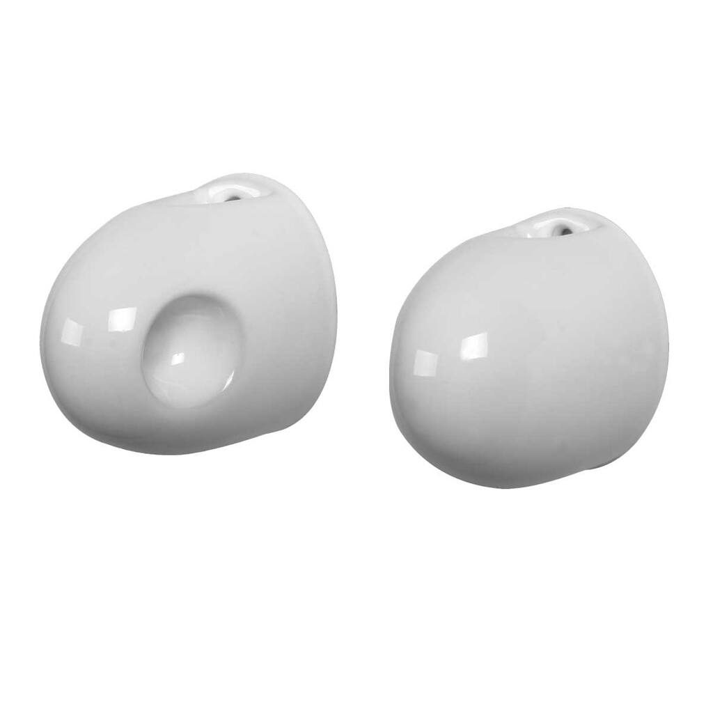White Porcelain Towel Bar Holders Ceramic Bath Accessories