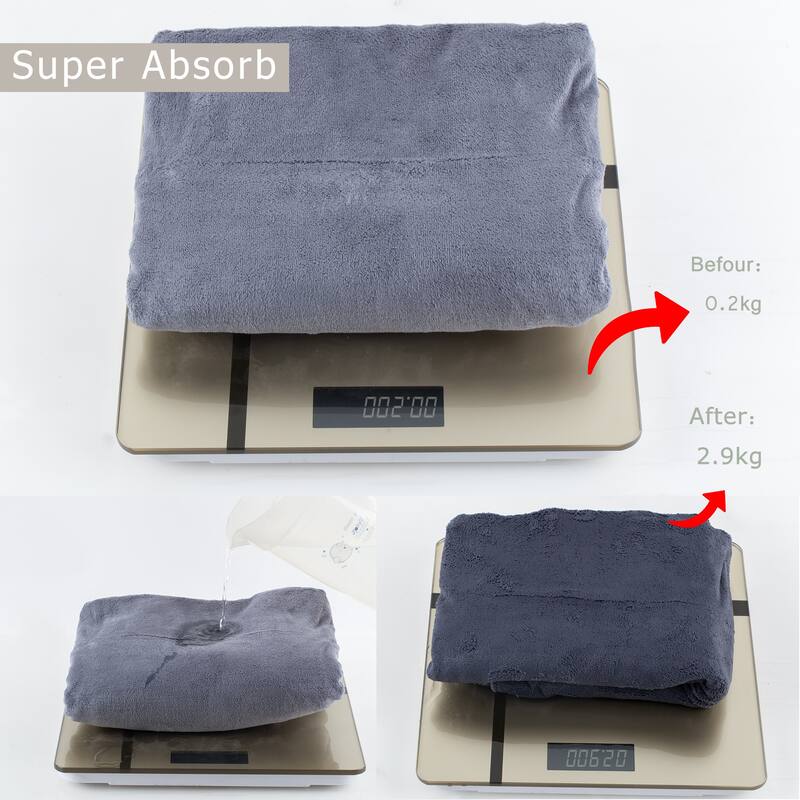 6-Piece Towel Set（2 bath towels + 2 hand towels+ 2 washcloths）