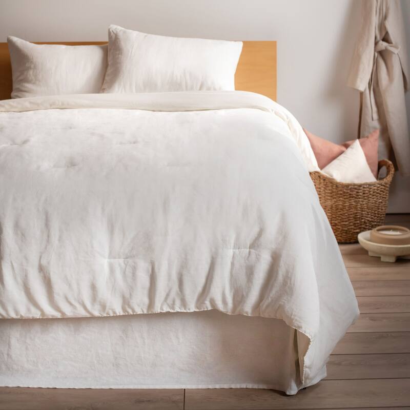 French Linen Comforter & Sham Set by BOKSER HOME