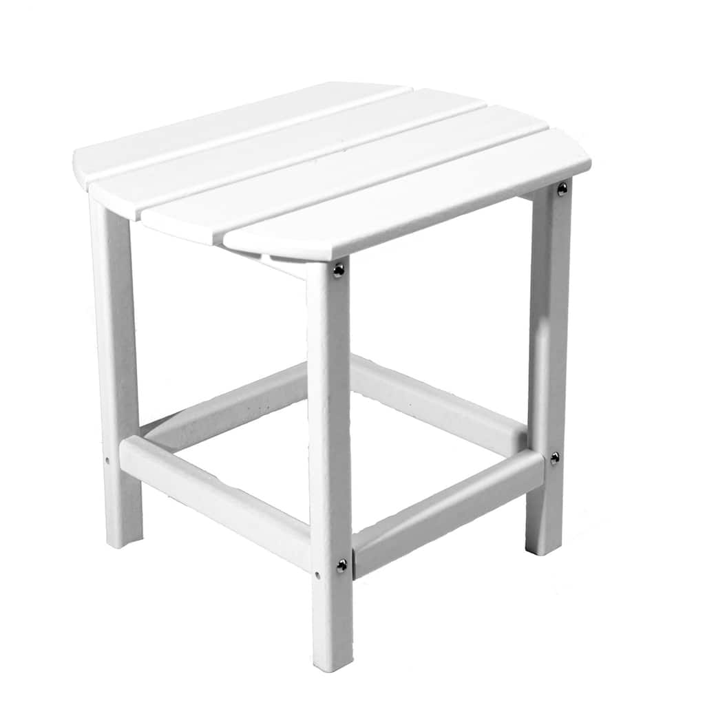 Resin Side Table White