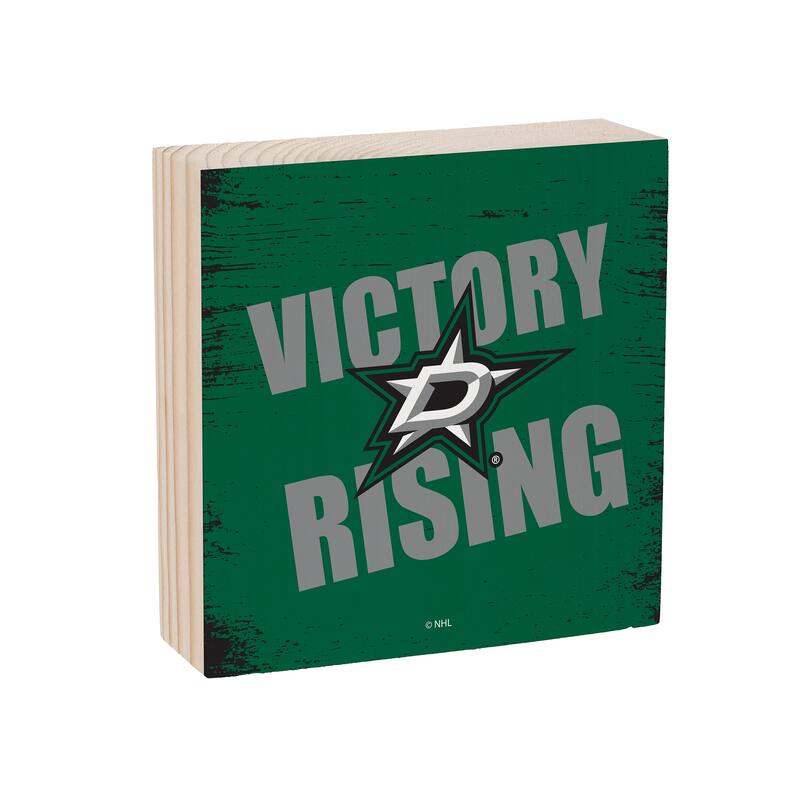 Dallas Stars Wooden Tabletop Mantel Shelf Sign