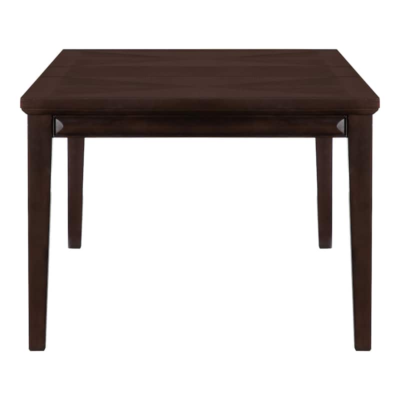 Furniture of America Chase Modern 90-inch Wood Extendable Dining Table with 18-inch Leaf