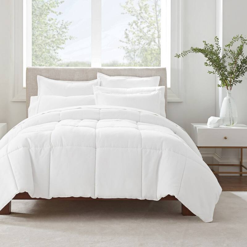 Serta Simply Clean Antimicrobial Comforter Set