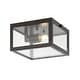 preview thumbnail 54 of 73, Alma 12" Metal/Glass LED Flush Mount, by JONATHAN Y