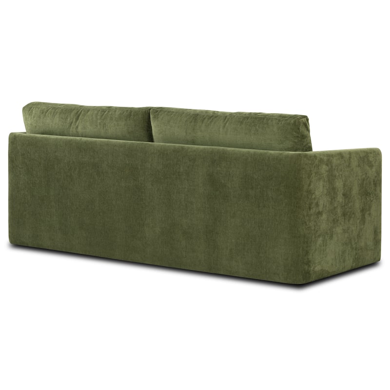 Poly & Bark Lea 90" Sofa - Includes 2 Bloster Pillows and Removable Cushion Covers