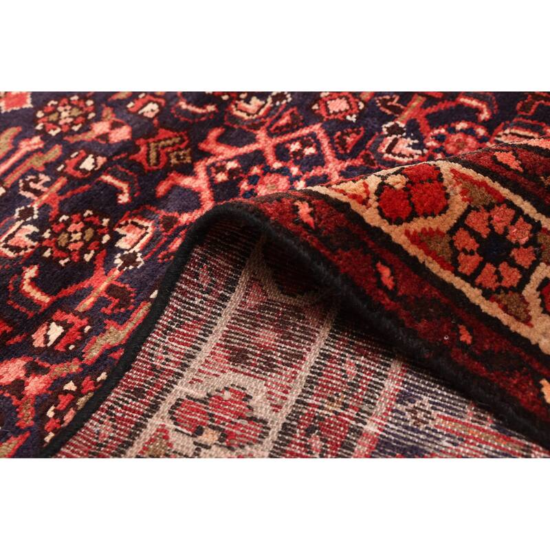 ECARPETGALLERY Hand-knotted Andelz Dark Navy Wool Rug - 3'5 x 10'8