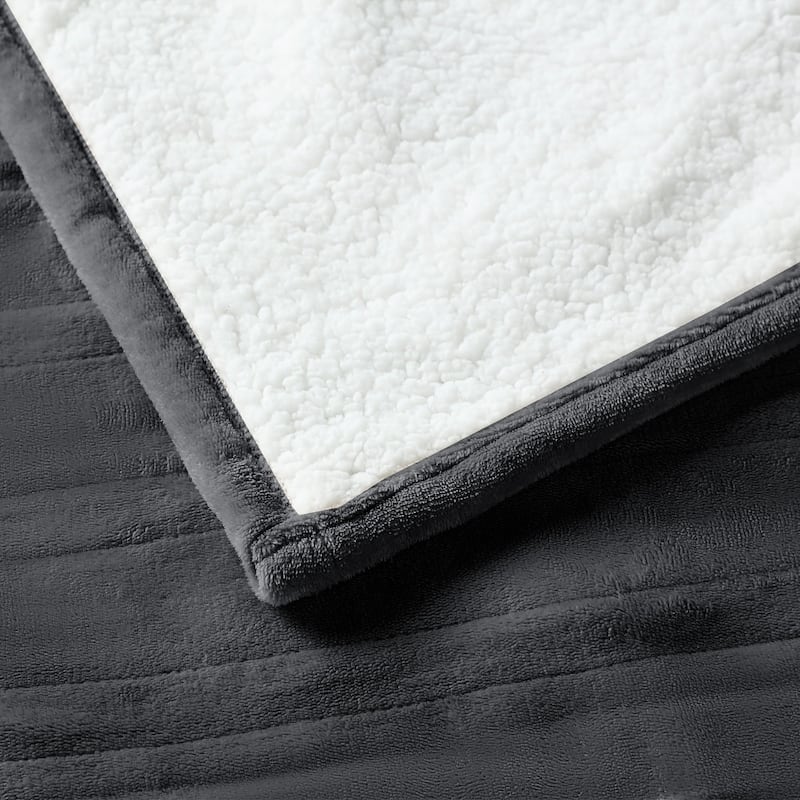 Flannel Electric Heated Blanket With Controller