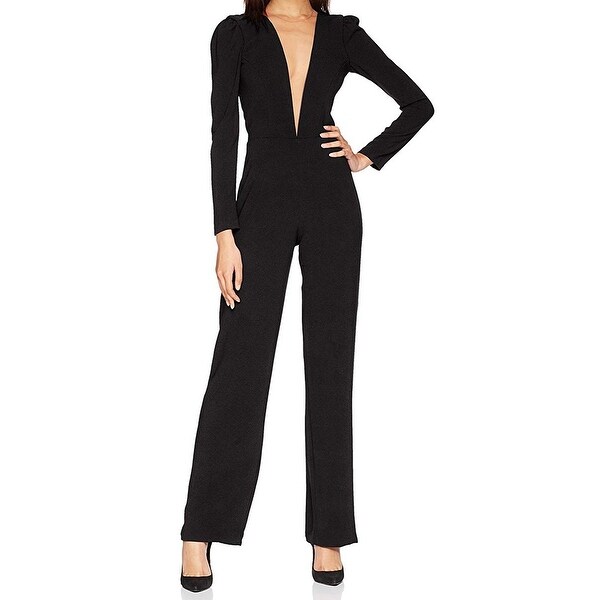dress the population jumpsuit white