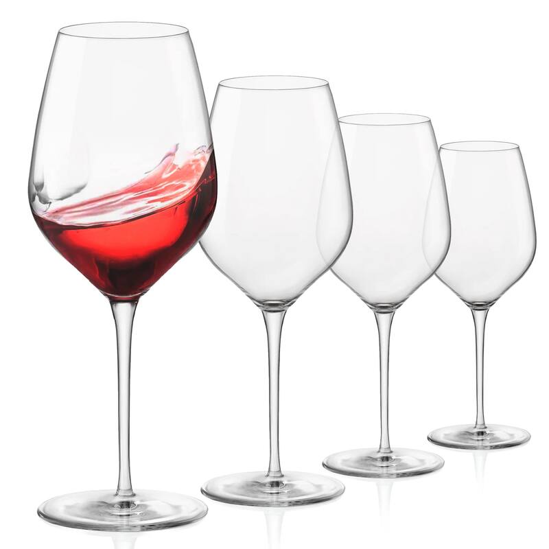 Bormioli Rocco InAlto Tre Sensi Wine Glasses Set - 18.5 oz