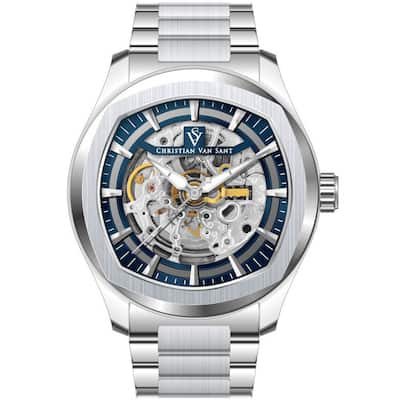 Christian Van Sant Men's Romeo Blue Dial Watch - CV9506 - 6 (36)
