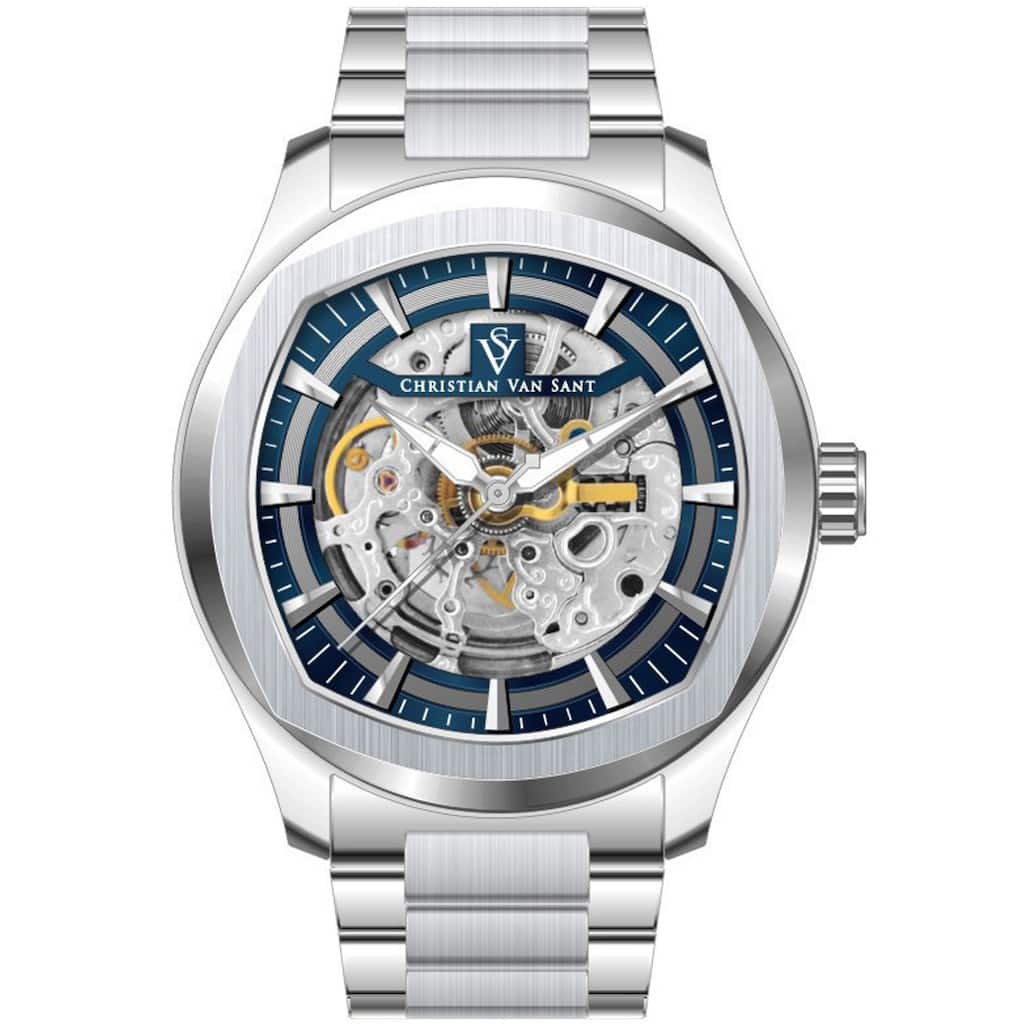 Christian Van Sant Men's Romeo Blue Dial Watch - CV9506 - 6 (36)