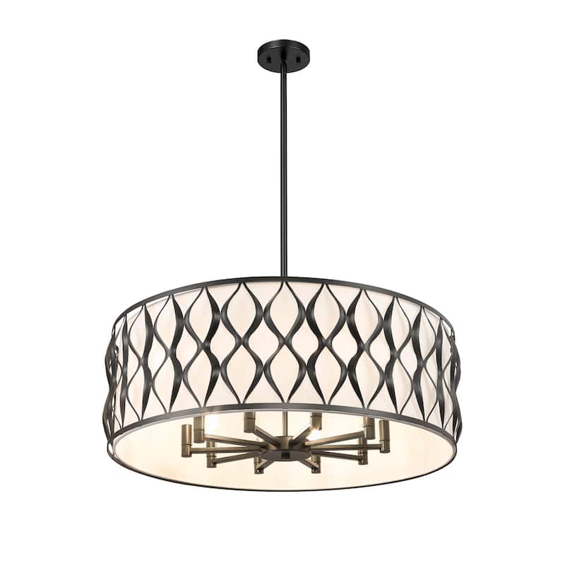 Z-Lite 1948P32 Harden 10 Light 32" Wide Pendant