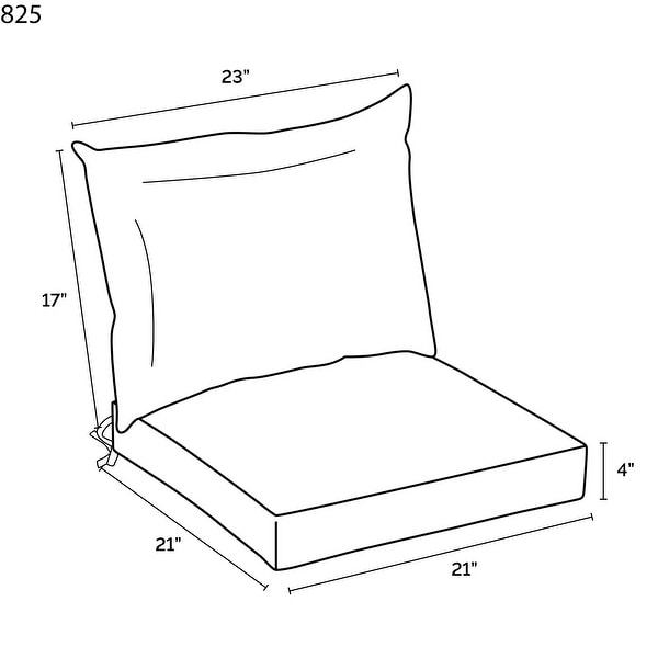 Arden Selections Outdoor 21 x 21 in. Dining Chair Cushion Set On Sale Bed Bath Beyond 32332512
