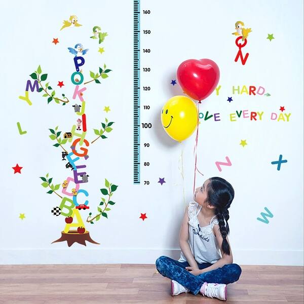 Shop Chezmax Diy Alphabet Abc Wall Decals Wall Stickers Removable