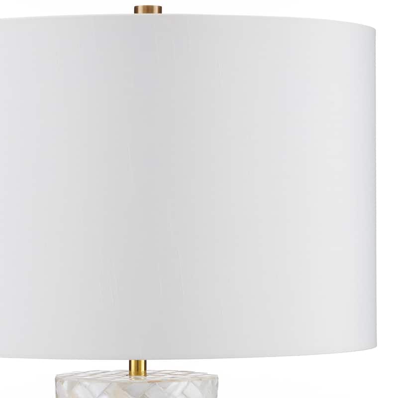 Currey & Company Meraki Mother-of-Pearl Table Lamp - 27"h x 16"dia
